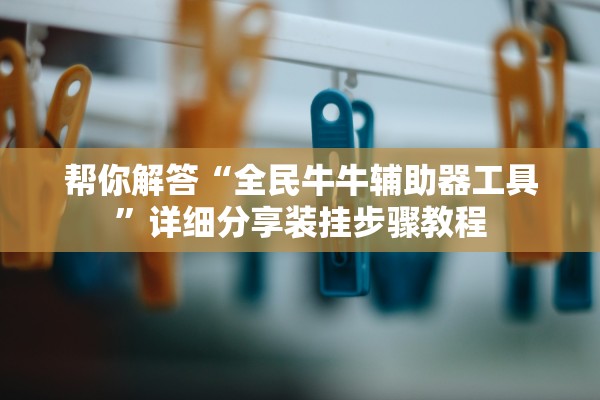 帮你解答“全民牛牛辅助器工具”详细分享装挂步骤教程