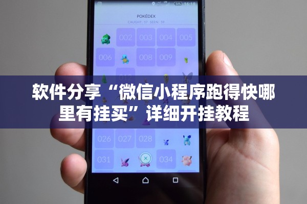 软件分享“微信小程序跑得快哪里有挂买”详细开挂教程