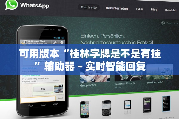 可用版本“桂林字牌是不是有挂”辅助器 – 实时智能回复