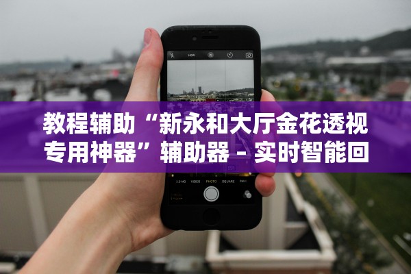 教程辅助“新永和大厅金花透视专用神器”辅助器 – 实时智能回复