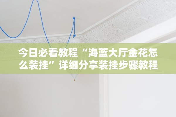 今日必看教程“海蓝大厅金花怎么装挂	”详细分享装挂步骤教程