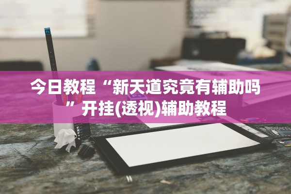 今日教程“新天道究竟有辅助吗”开挂(透视)辅助教程