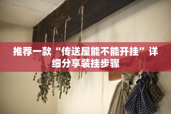 推荐一款“传送屋能不能开挂”详细分享装挂步骤