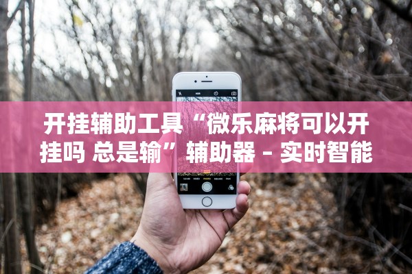 开挂辅助工具“微乐麻将可以开挂吗 总是输”辅助器 – 实时智能回复