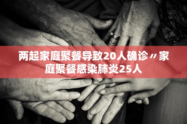 两起家庭聚餐导致20人确诊〃家庭聚餐感染肺炎25人 两起家庭聚餐导致20人确诊〃家庭聚餐感染肺炎25人