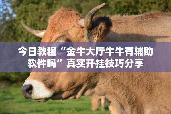 今日教程“金牛大厅牛牛有辅助软件吗	”真实开挂技巧分享