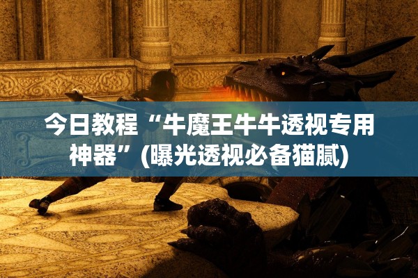 今日教程“牛魔王牛牛透视专用神器”(曝光透视必备猫腻)