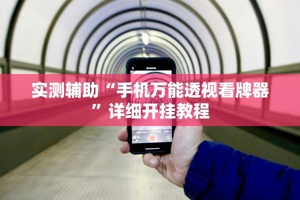 实测辅助“手机万能透视看牌器”详细开挂教程