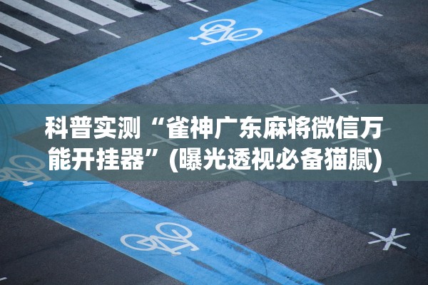 科普实测“雀神广东麻将微信万能开挂器”(曝光透视必备猫腻)