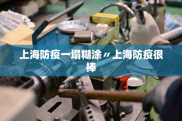上海防疫一塌糊涂〃上海防疫很棒