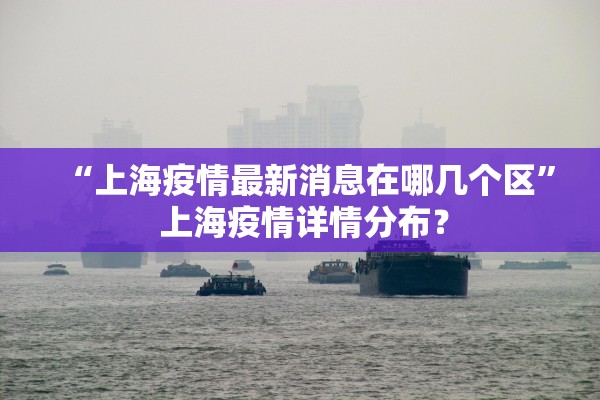 “上海疫情最新消息在哪几个区	” 上海疫情详情分布？