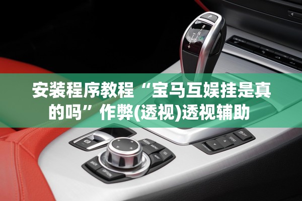 安装程序教程“宝马互娱挂是真的吗”作弊(透视)透视辅助 