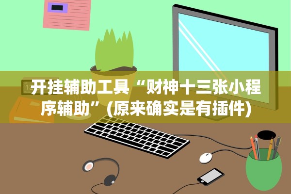 开挂辅助工具“财神十三张小程序辅助”(原来确实是有插件)