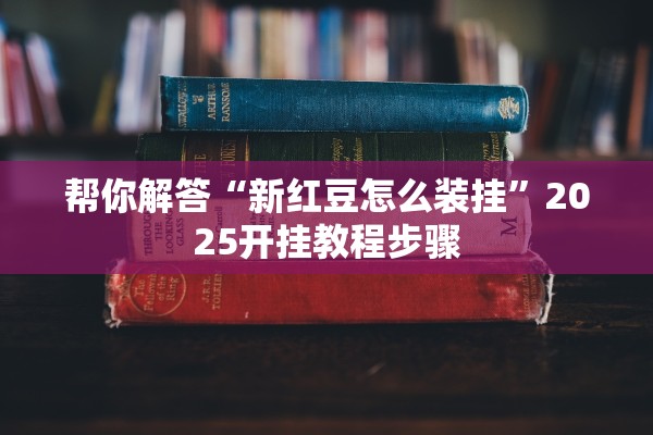帮你解答“新红豆怎么装挂”2025开挂教程步骤