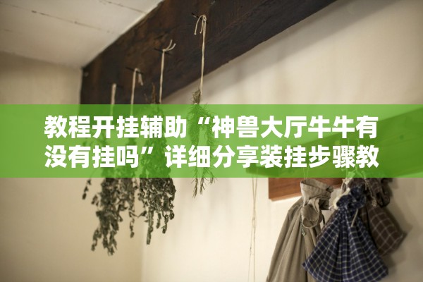 教程开挂辅助“神兽大厅牛牛有没有挂吗”详细分享装挂步骤教程