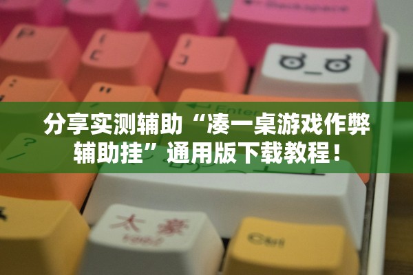 分享实测辅助“凑一桌游戏作弊辅助挂”通用版下载教程！