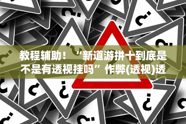 教程辅助！“新道游拼十到底是不是有透视挂吗”作弊(透视)透视辅助 