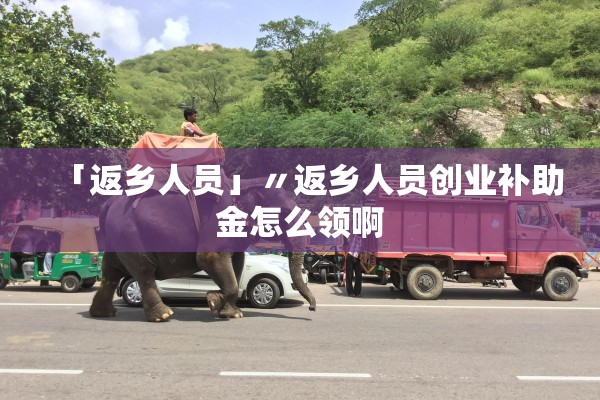 「返乡人员」〃返乡人员创业补助金怎么领啊
