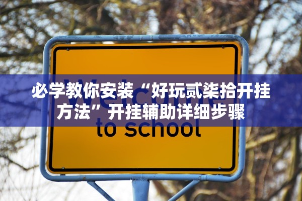 必学教你安装“好玩贰柒拾开挂方法”开挂辅助详细步骤