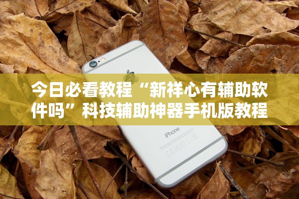 今日必看教程“新祥心有辅助软件吗”科技辅助神器手机版教程