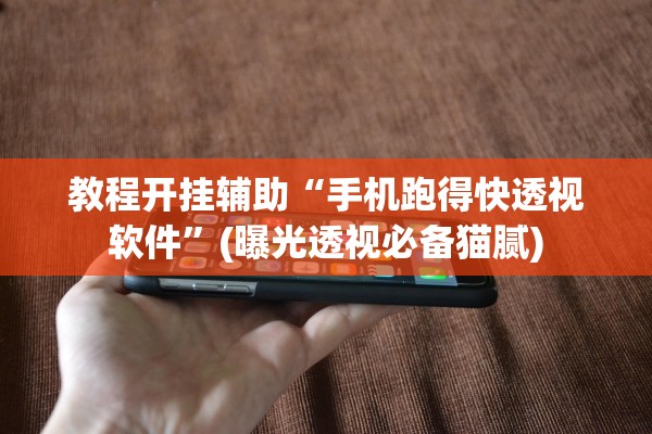 教程开挂辅助“手机跑得快透视软件”(曝光透视必备猫腻)