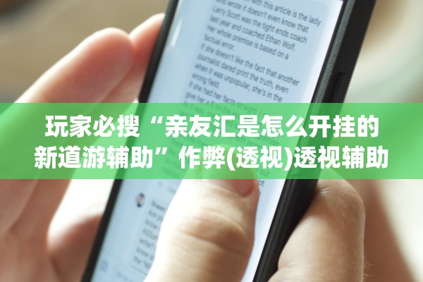 玩家必搜“亲友汇是怎么开挂的新道游辅助”作弊(透视)透视辅助 