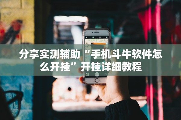 分享实测辅助“手机斗牛软件怎么开挂”开挂详细教程