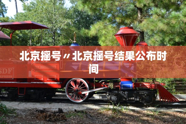 北京摇号〃北京摇号结果公布时间