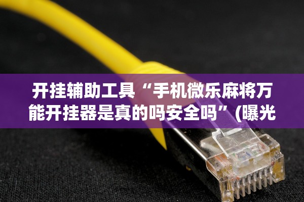 开挂辅助工具“手机微乐麻将万能开挂器是真的吗安全吗”(曝光透视必备猫腻)
