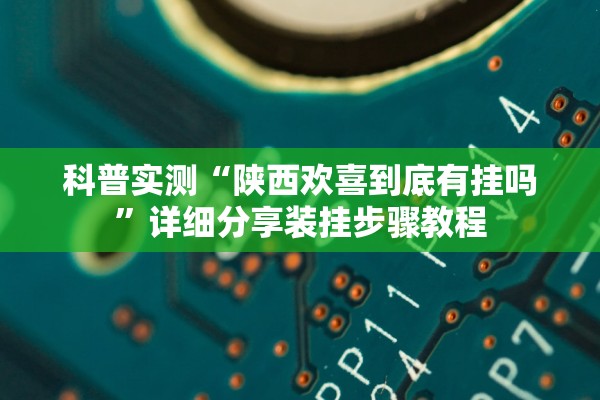 科普实测“陕西欢喜到底有挂吗”详细分享装挂步骤教程