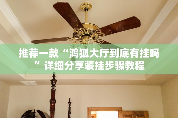 推荐一款“鸿狐大厅到底有挂吗”详细分享装挂步骤教程