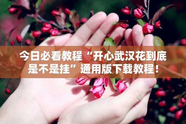 今日必看教程“开心武汉花到底是不是挂”通用版下载教程！
