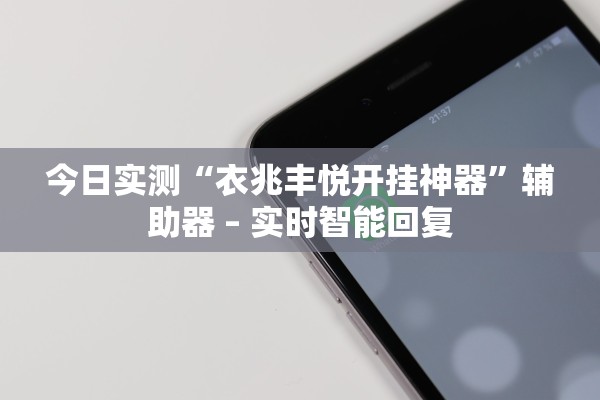 今日实测“衣兆丰悦开挂神器”辅助器 – 实时智能回复