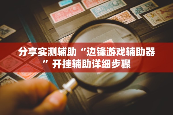 分享实测辅助“边锋游戏辅助器”开挂辅助详细步骤
