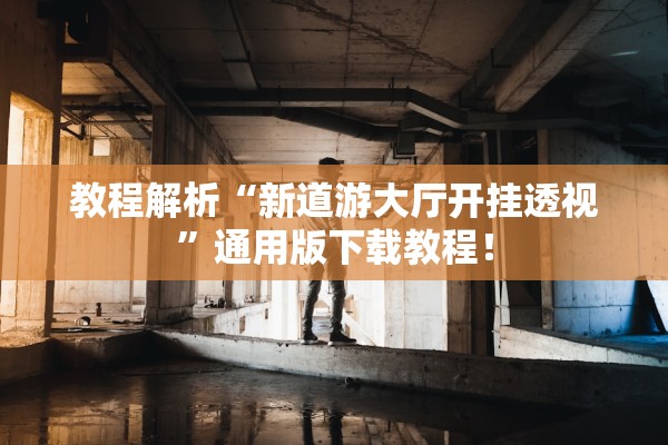 教程解析“新道游大厅开挂透视”通用版下载教程！