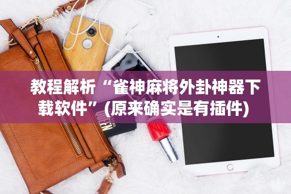 教程解析“雀神麻将外卦神器下载软件”(原来确实是有插件) 
