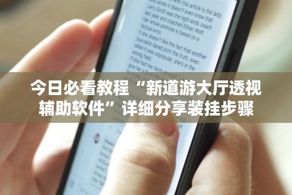 今日必看教程“新道游大厅透视辅助软件”详细分享装挂步骤