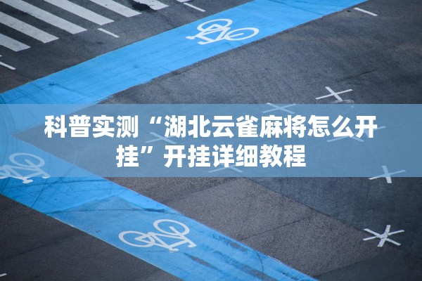 科普实测“湖北云雀麻将怎么开挂”开挂详细教程