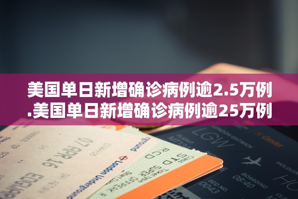 美国单日新增确诊病例逾2.5万例.美国单日新增确诊病例逾25万例