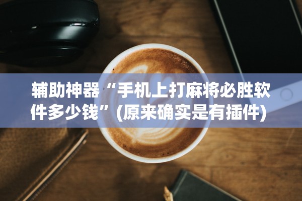 辅助神器“手机上打麻将必胜软件多少钱”(原来确实是有插件) 