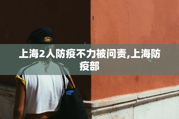 上海2人防疫不力被问责,上海防疫部