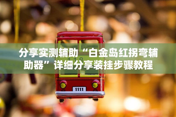 分享实测辅助“白金岛红拐弯辅助器”详细分享装挂步骤教程