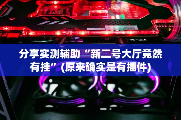 分享实测辅助“新二号大厅竟然有挂	”(原来确实是有插件)