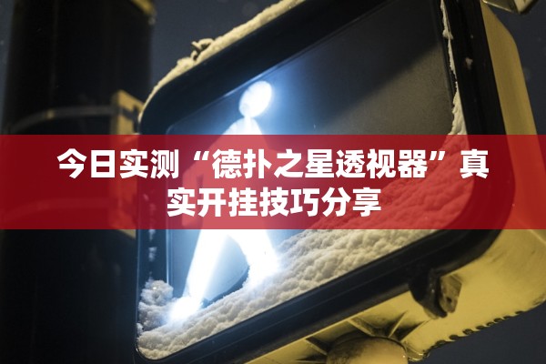 今日实测“德扑之星透视器”真实开挂技巧分享
