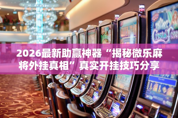 2026最新助赢神器“揭秘微乐麻将外挂真相”真实开挂技巧分享