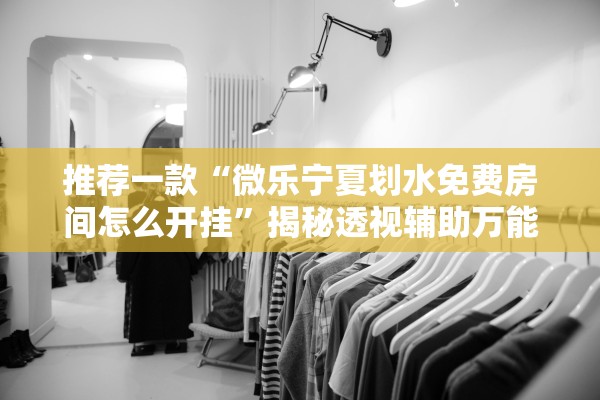 推荐一款“微乐宁夏划水免费房间怎么开挂”揭秘透视辅助万能挂用法