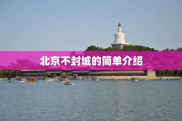 北京不封城的简单介绍