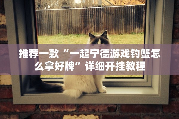 推荐一款“一起宁德游戏钓蟹怎么拿好牌	”详细开挂教程