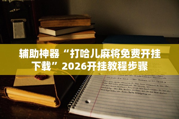 辅助神器“打哈儿麻将免费开挂下载”2026开挂教程步骤