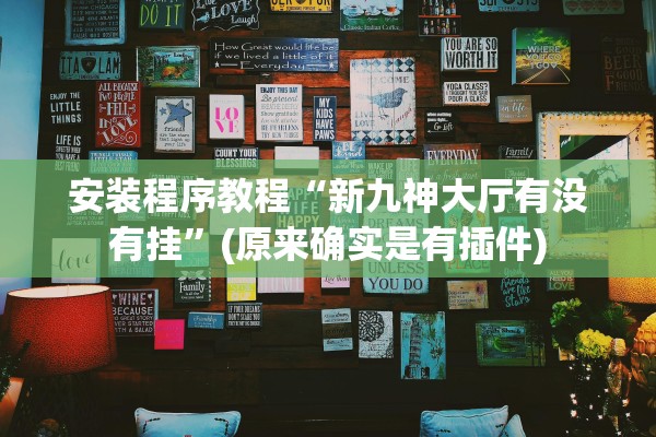 安装程序教程“新九神大厅有没有挂”(原来确实是有插件)